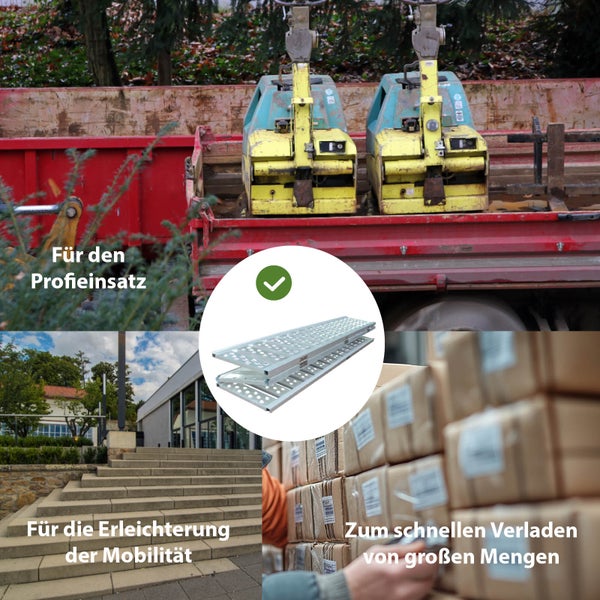 Aluminium Überfahrbrücke für professionelle Anwendungen