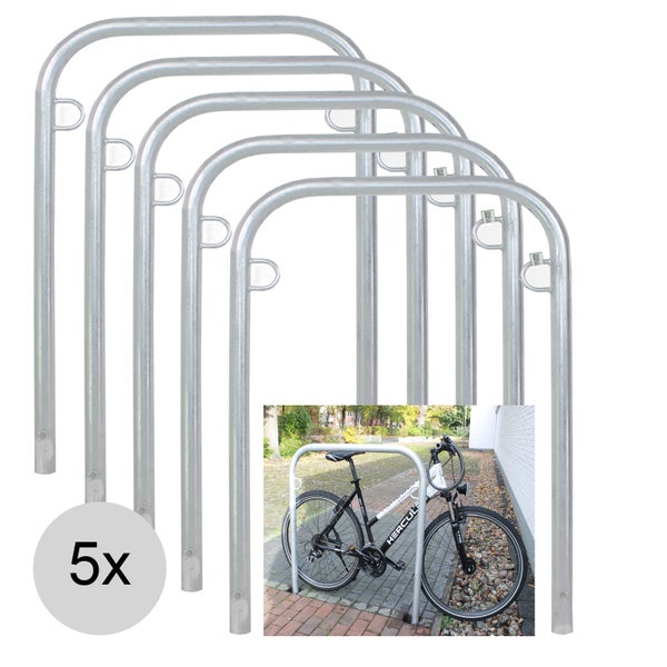 Fahrradbügel aus Metall zur sicheren Fahrradaufbewahrung