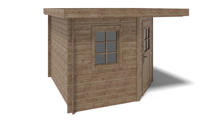 Gartenhaus, Gerätehaus 8m2 - 3x3m - 28mm - Imprägniert