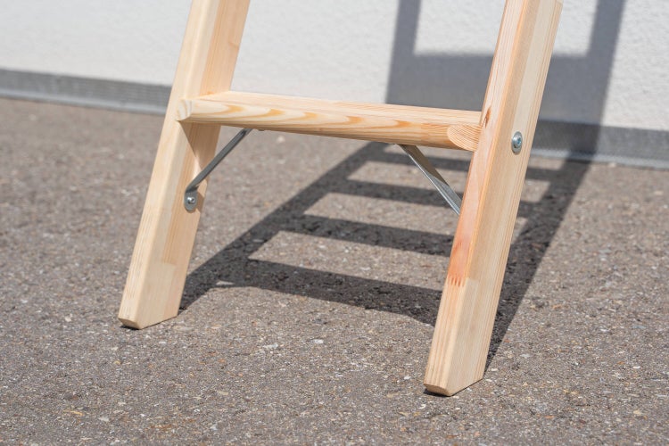 PROREGAL Stufen-Anlegeleiter Holz Ohne Traverse 6 Stufen