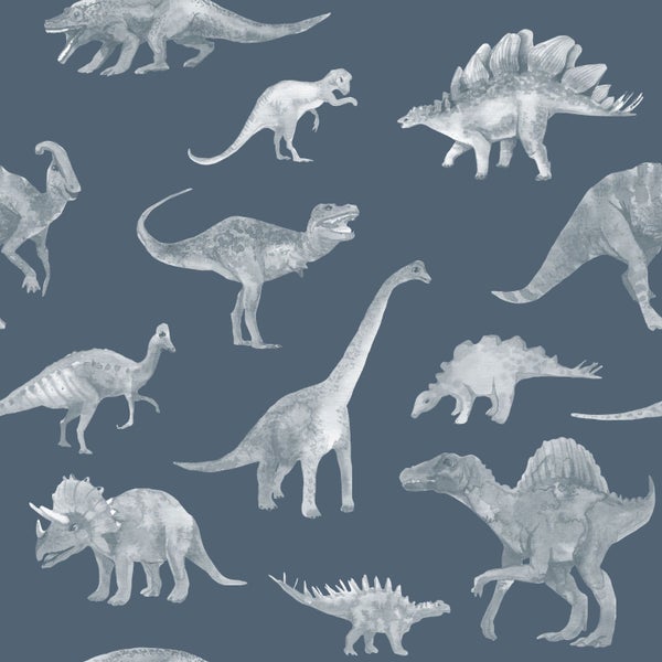 Tapete mit Dinosaurier-Motiv