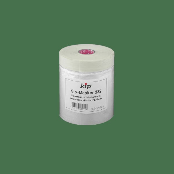 Kip Masker 332 Abklebeband mit Polyethylen Schutzfolie 550 Millimeter mal 33 Meter Rolle