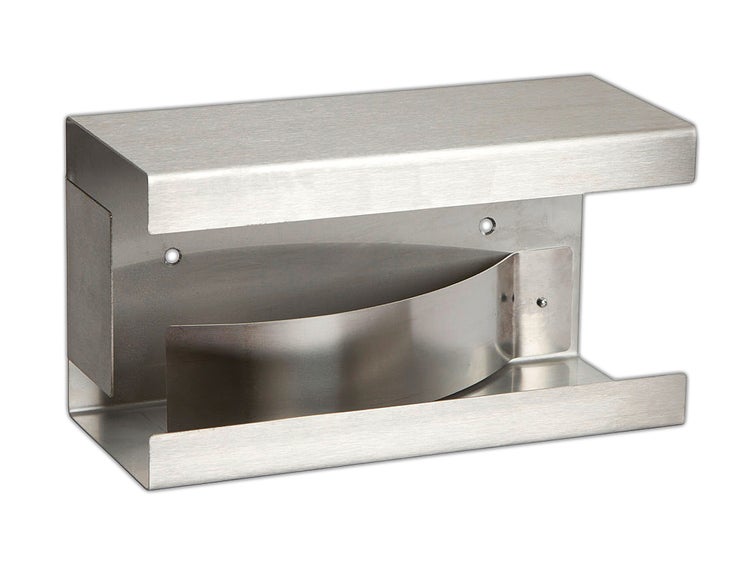 Papierhandtuchspender aus Edelstahl für die Wandmontage