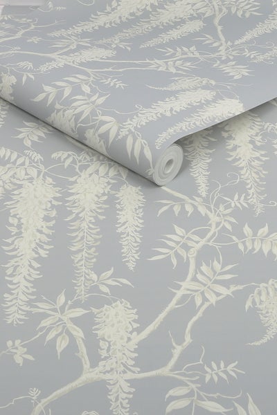Next Vliesbehang | Wisteria Trails - Grau - 10mx52cm