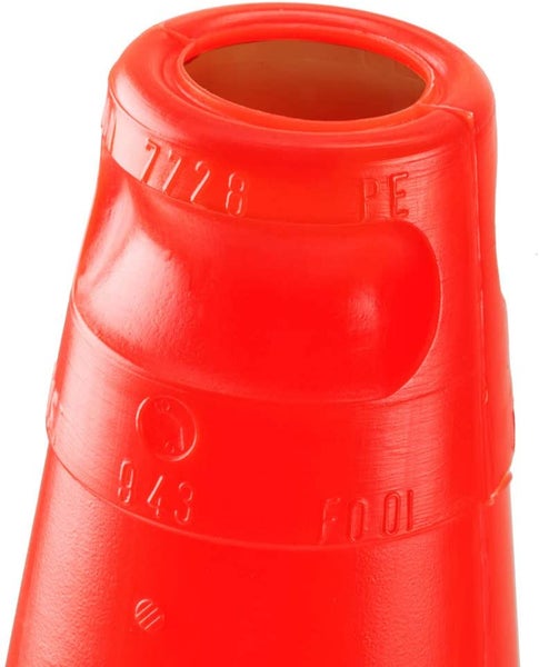 UvV® 10x Bigfoot Premium Leitkegel 50cm (HD-PE) Folie Typ A mit Logodruck