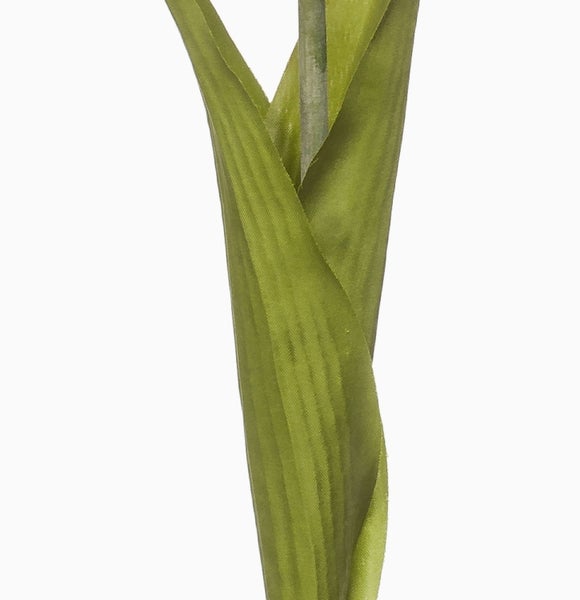 Künstliche Skabiose in Blau und Violett, Zweig mit Blüten und Knospen aus Kunststoff und Textil.