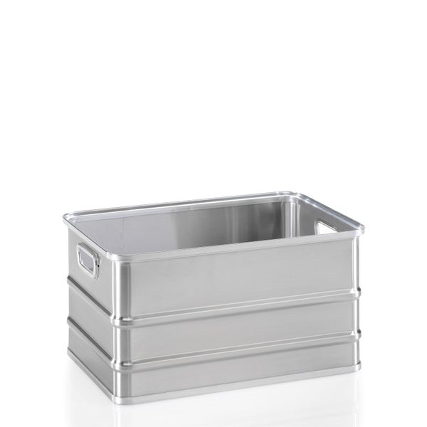 Aufbewahrungsbox aus Metall mit Tragegriffen