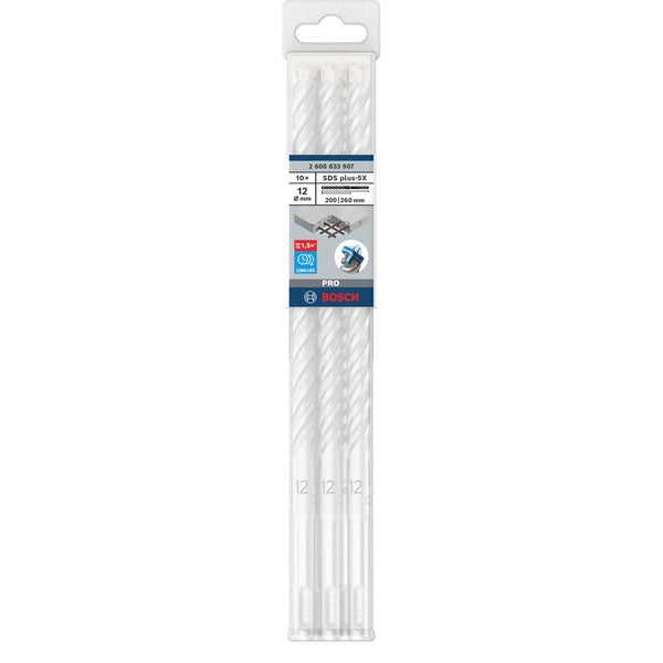 Bosch PRO SDS plus-5X Hammerbohrer 12 x 200 x 260 mm - 2608833907