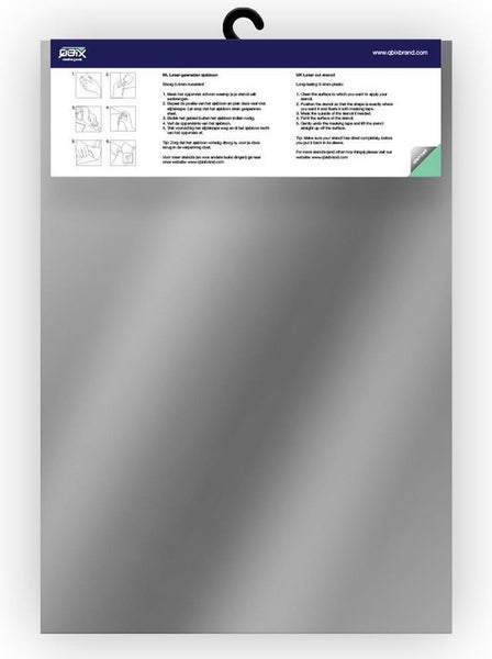 QBIX Palmen Schablone - Kunststoff A3 Schablone