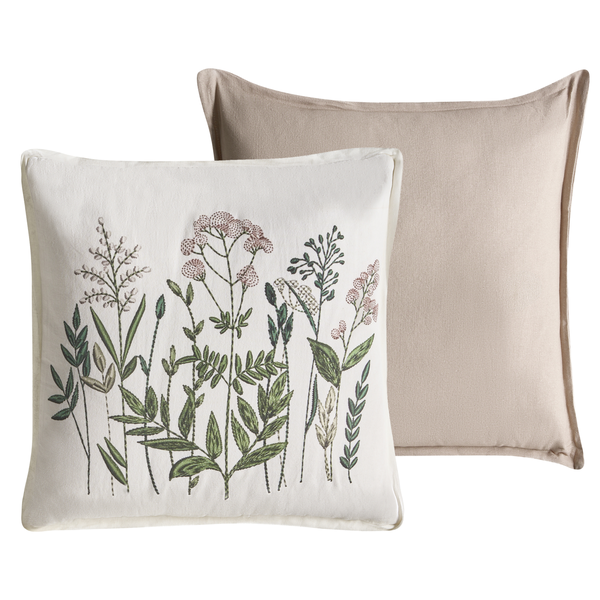 Dekokissen mit Pflanzenmuster, rechteckig
