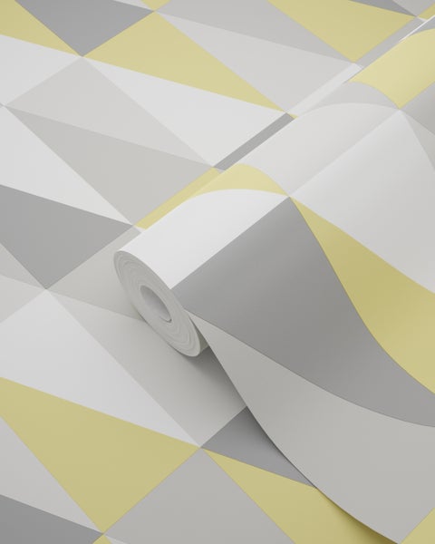 Rolle geometrische Tapete mit Dreiecksmuster