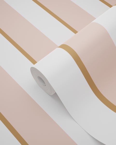 Tapetenrolle mit Streifenmuster