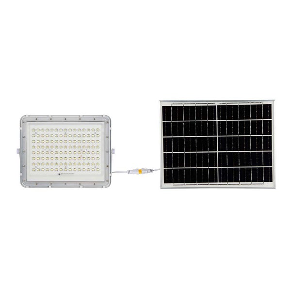 Weiße Solar-Flutlichter - 20W - IP65 - 1800 Lumen - 6400K