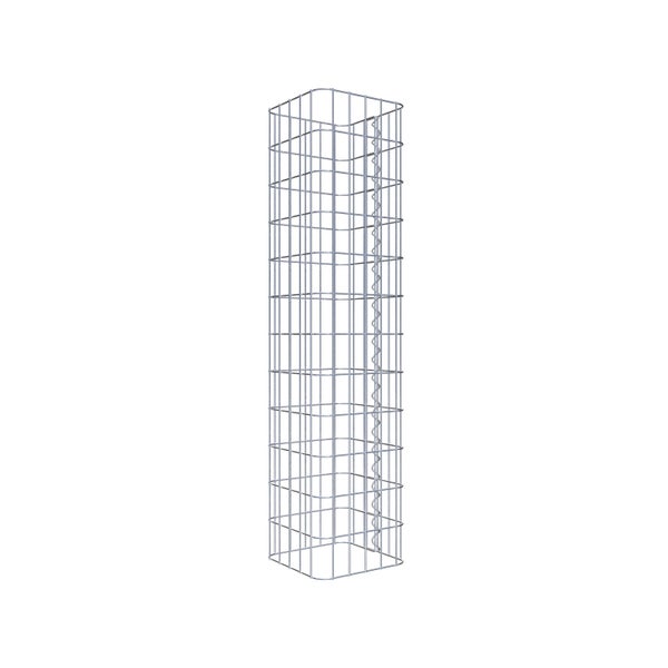 Gabionensäule 27 x 27 cm, MW 5 x 10 cm eckig - Höhe: 1,20 m