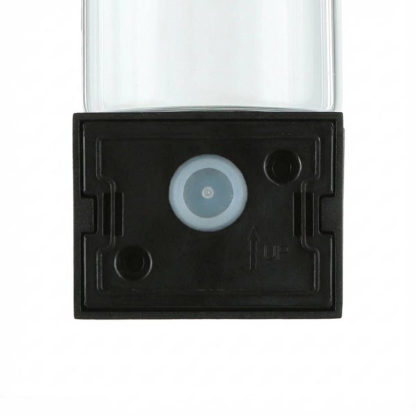 Detailansicht einer Seifenspender-Wandhalterung