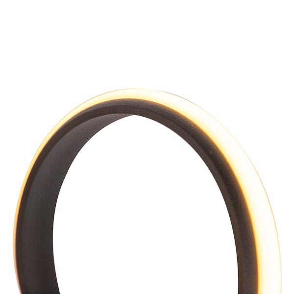 Detailaufnahme einer LED Leuchte in Ringform