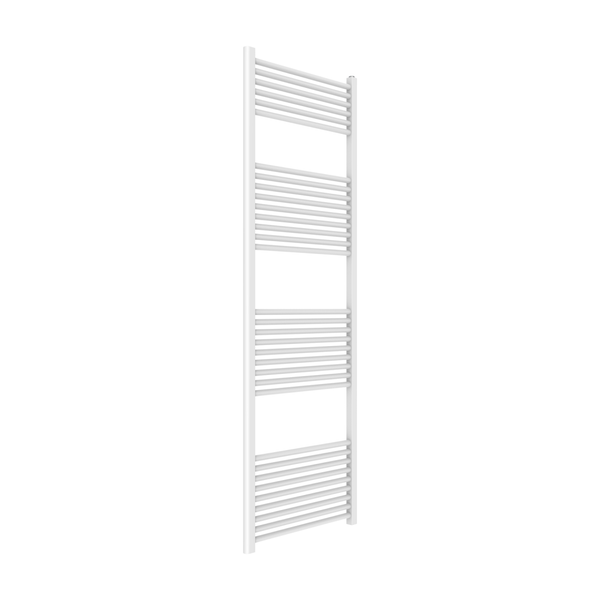 Badeheizkörper 60 cm X 180 cm - 33 weiße Rundrohre