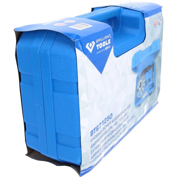 Brilliant Tools hydraulischer Ausdrücker für Antriebswellen 98 bis 125 Millimeter im Werkzeugkoffer