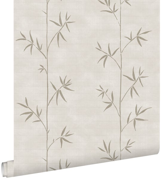 ESTAhome Tapete Bambusmuster Beigebraun - 53 cm x 10.05 m - 148726