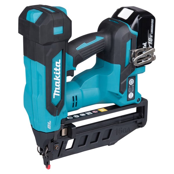 Makita Akku Stiftnagler 18 Volt für 16 Gauge Nägel mit bürstenlosem Motor