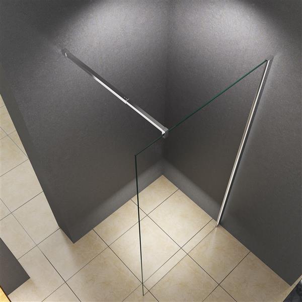 Glaswerk Westfalen - LiLy 100x200cm Walk in Duschwand  Klarglas