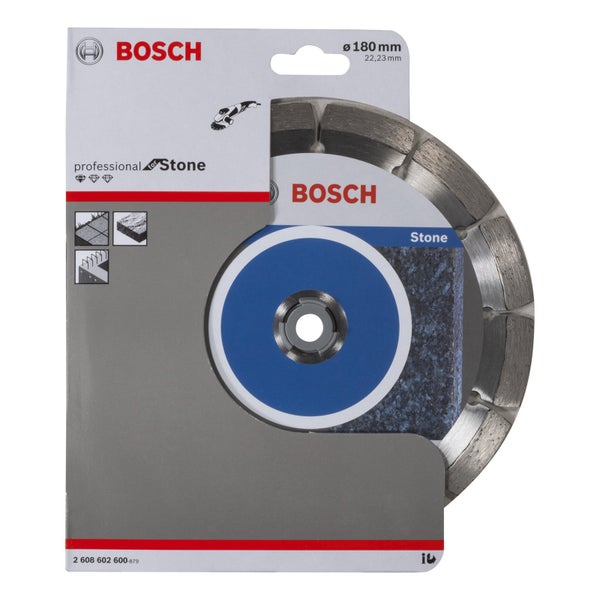 Bosch Diamanttrennscheibe Standard for Stone 180x22,23x2x10 mm 2608602600