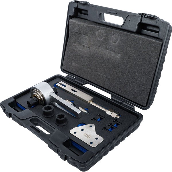 Werkzeugsatz zur Demontage von Radlagern im Transportkoffer