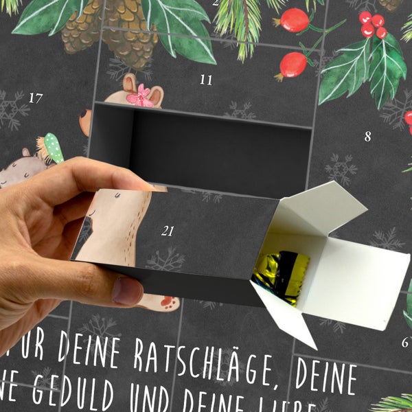 Mr. & Mrs. Panda Befüllbarer Adventskalender Bär Kind - Schwarz