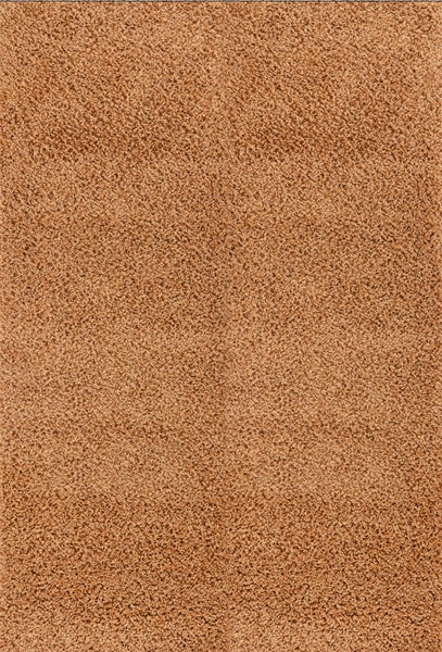 Moderner Hochfloriger Shaggy Teppich Terracotta 100x200 cm LILLY