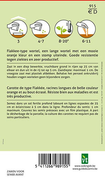Informationen zum Anbau von Flakkee Möhren