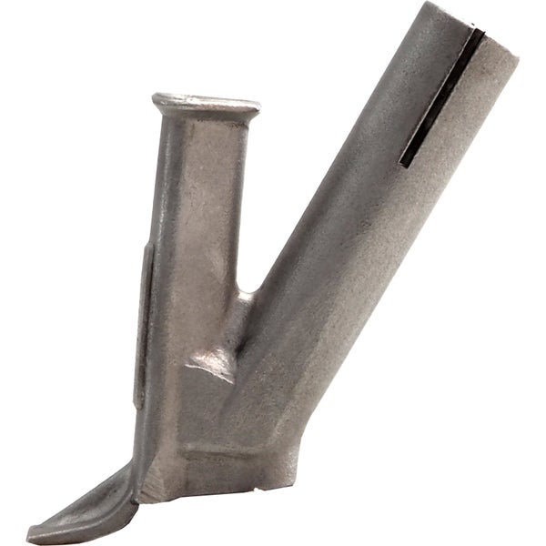 Set aus drei geflochtenen Aufbewahrungskörben aus Wasserhyazinthe mit weißem Rand und Henkeln in unterschiedlichen Größen.