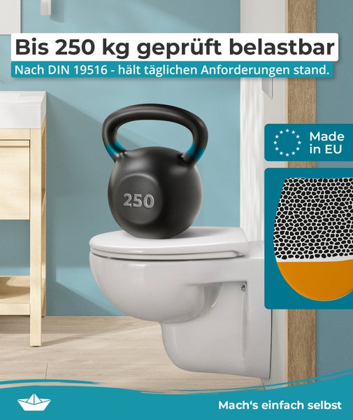 Calmwaters® WC Sitz Motiv Animal Print einfache Montage, Toilettendeckel bis 250 kg, Made in EU, antibakterieller Duroplast, Absenkautomatik, 2 Montage Optionen, abnehmbar, Klobrille, oval