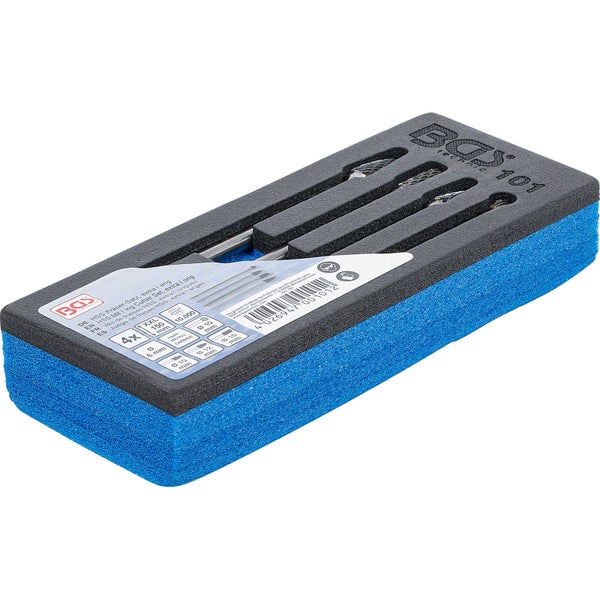 Seifenablage aus Holz mit Rillen und Holzblock