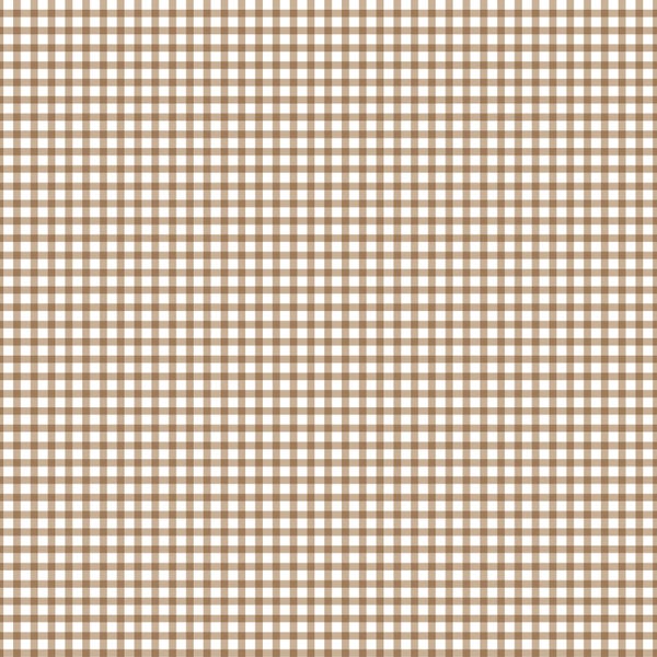 Kleinkariertes Gingham-Muster in Braun und Weiß