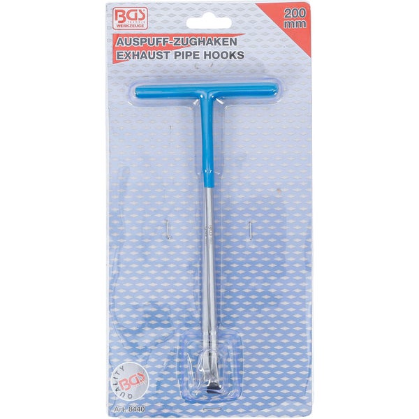 Auspuff-Zughaken, 200 mm, verpackt