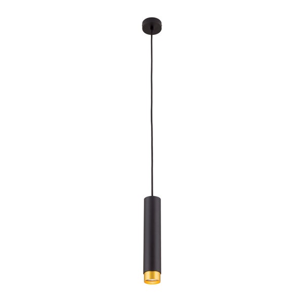 Moderne zylindrische Pendelleuchte mit einer Lichtquelle zur Deckenmontage