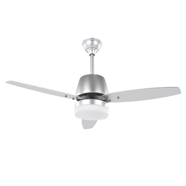 Deckenventilator mit Licht MLAVA mit Fernbedienung Silber