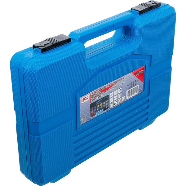 Crimper-Set mit Kabelschuhsortiment in blauem Werkzeugkoffer