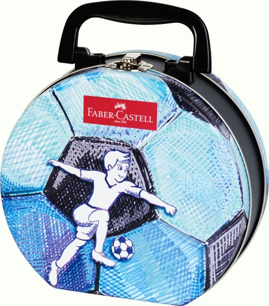 Faber-Castell Fasermaler Connector Fussballkoffer 33er Set