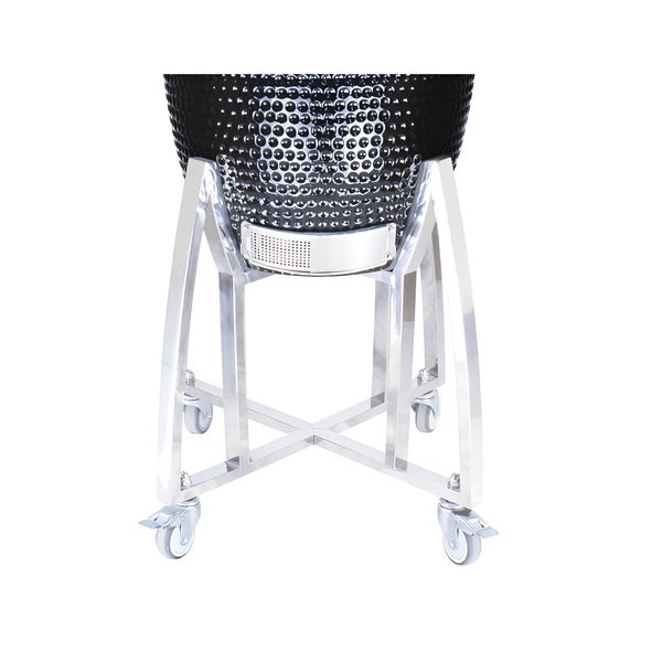 Keramikgrill mit fahrbarem Untergestell für den Garten
