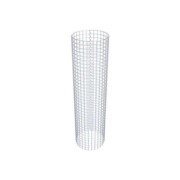 Gabionensäule Durchmesser 47 cm MW 5 x 5 cm rund - Höhe: 180 cm
