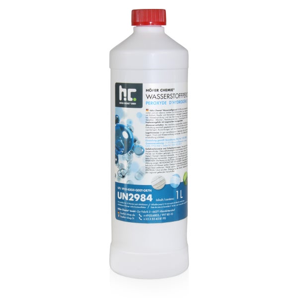 Höfer Chemie Wasserstoffperoxid in einer Ein-Liter-Flasche