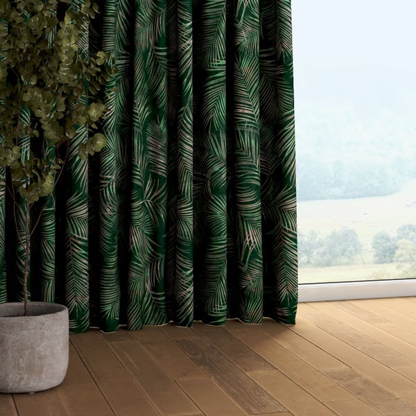 VORHANG Velvet grün, 130x245 cm