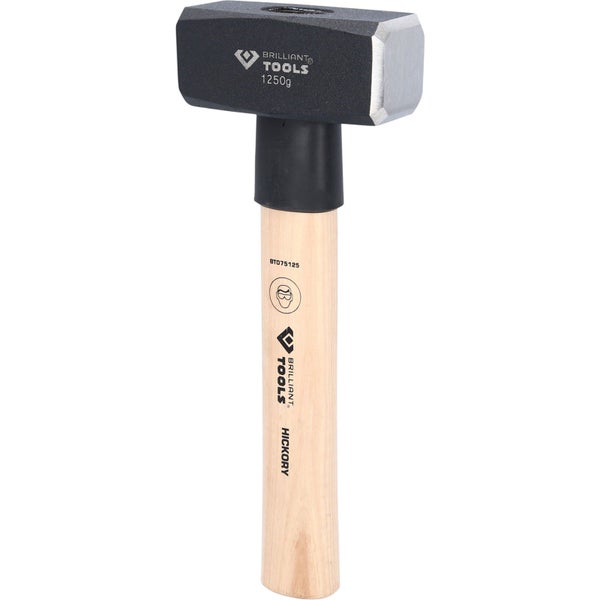 BRILLIANT TOOLS Fäustel mit Hickory-Stiel 1250 g - BT075125
