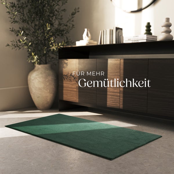 Kurzflorteppich tectake rutschfeste Unterseite verschiedene Größen und Farben 80 x 150 cm
