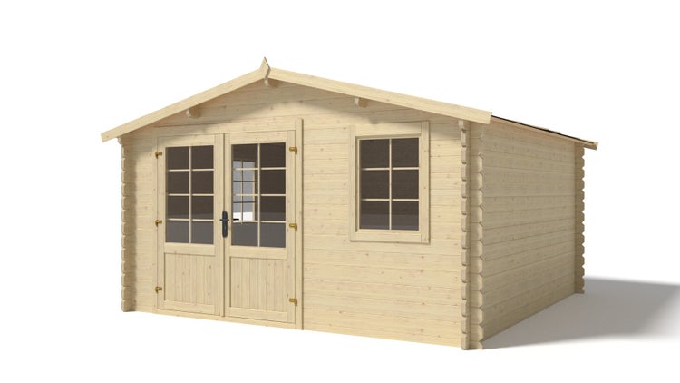 Gartenhaus, Gerätehaus 16m2 - 4x4m - 40mm