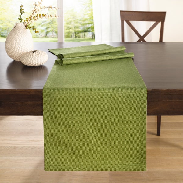 FRANK FLECHTWAREN | Tischläufer Green, POLYESTER, 40 x 140 cm