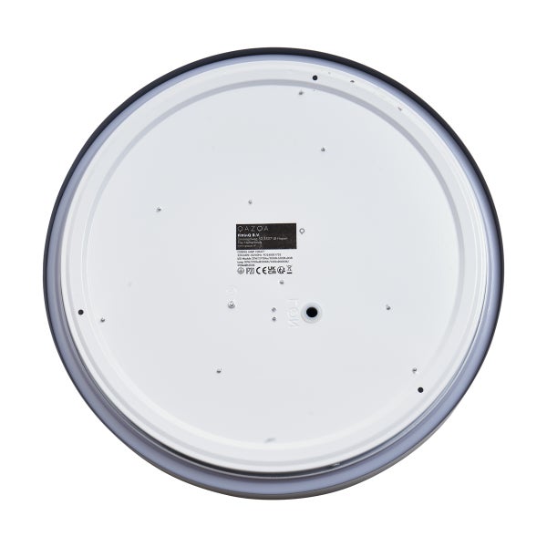 Rückseite einer runden Deckenleuchte