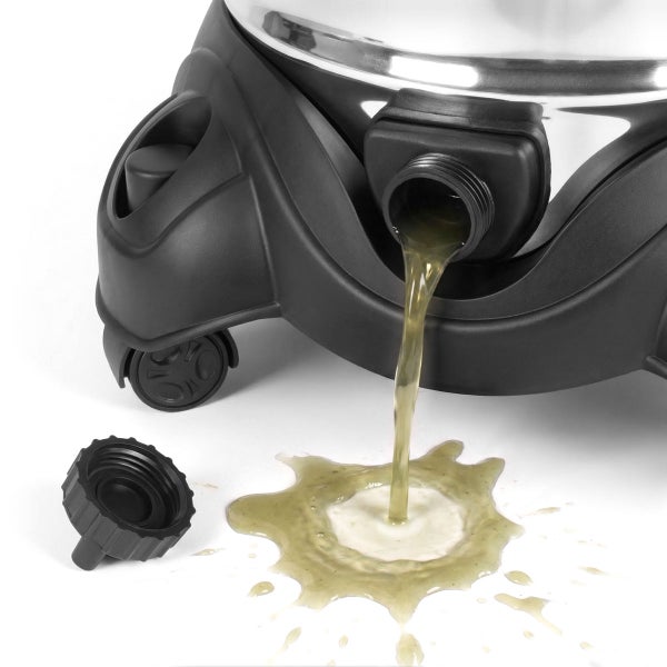 Wasserablauf eines Nass Trockensaugers