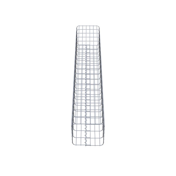 Gabionensäule 32 x 32 cm, MW 5 x 10 cm eckig - Höhe: 1,90 m